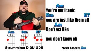 GOSSIP - Måneskin (Ukulele Play Along with Chords and Lyrics)