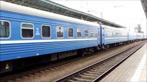 Москва Поезд прибыл на  Белорусский вокзал ( Train arrived at the  Belorussky  Station )