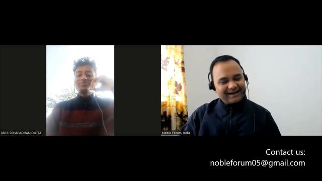 Dream | Hardhan "IIT KGP PhD Selection 2023" | Interview Talks | Noble Forum, India