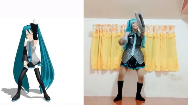 Hatsune Miku's Ievan Polkka Dance Cover смотреть онлайн