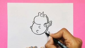 Рисунок Единорог/Как Нарисовать Единорога /хомячок рисунок /милые рисунки легко