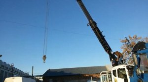 Манипулятор дэу. Daewoo Novus с кму HIAB-190TM и буром