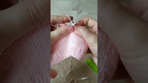 Мастер класс Шапочка зайка для куклы урок 1