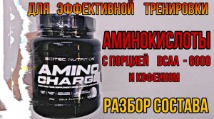Лучший комплекс аминокислот для тренировки с БЦАА. Купить Amino Charge от Scitec + Bcaa. Состав Цена