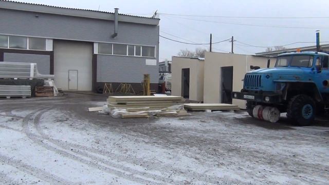 Стройка "кипит" даже в зимний период смотреть онлайн