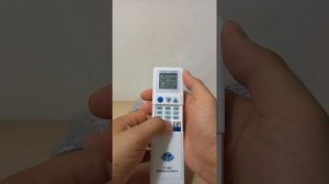 Setting universal AC remote control / Telecomanda universala aer conditionat KT 1000