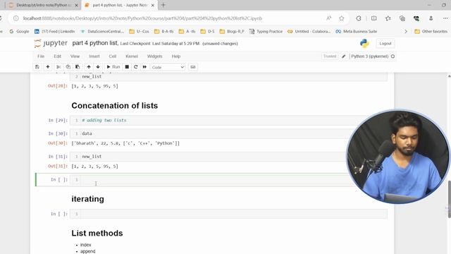 ? Mastering Lists in Python - Methods, Iteration, Concatenation, Indexing, and Slicing |#part 4