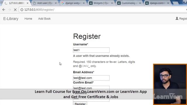 How To Create Register view in Django? | Free On LearnVern смотреть онлайн