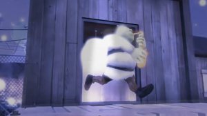 Шрэк играет на саксофоне и танцует