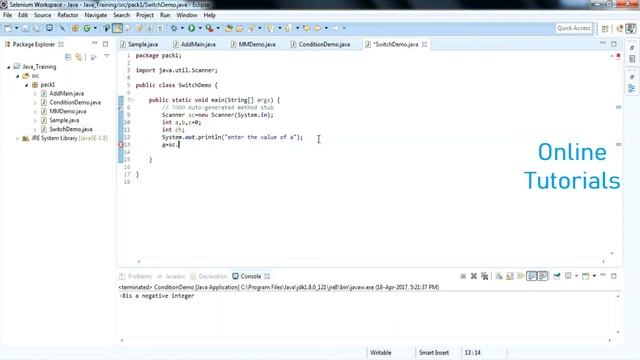 Java for Selenium Basics | Operators | If else Conditions | While Do While | For Loop Tutorials