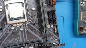 GIGABYTE H310M-S2 2.0 No Display Error Code 00 , Board Ready Without Breaking Protection Circuit