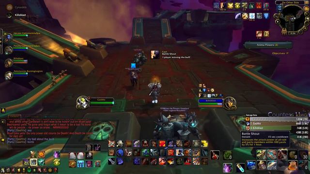 De Other Side +17: Arms Warrior (243) iLvl) - WoW Shadowlands 9.01 Mythic+ Dungeon Season 2 смотреть онлайн