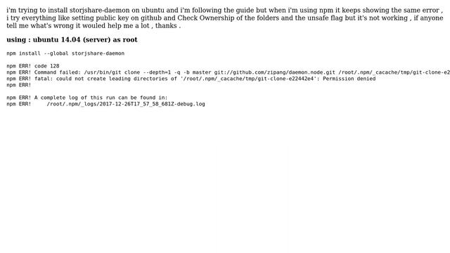npm install can't access folder (no Permission) смотреть онлайн
