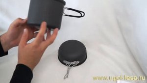 Туристическая посуда Набор котелков 1.45 л. + 550 мл.