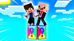 КАК выжить НУБУ НА 1 ЛАКИ БЛОКЕ В МИРЕ В МАЙНКРАФТ?КАК ВЫЖИТЬ В MINECRAFT ? ТРОЛЛИНГ ЗАЩИТА