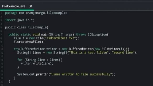 Write and Read text files in java смотреть онлайн