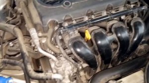 Замена масла в Kia cerato coup