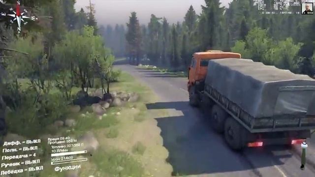 SpinTires КАРТА ХОЛМ ДОСТАВКА ЛЕСА смотреть онлайн