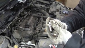 Замена свечей carolla 150