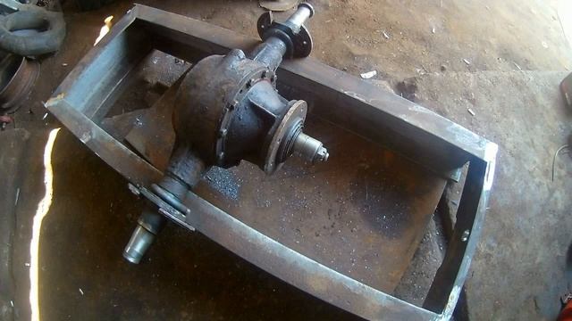 Самодельный мини погрузчик , задняя полурама Budowa miniladowarki. смотреть онлайн