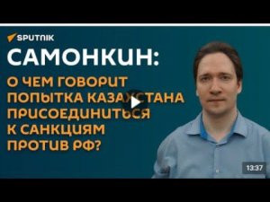 Самонкин: антироссийские санкции Казахстана говорят о некой недальновидности