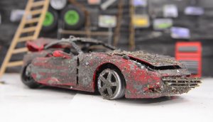 Реставрация модели авто Ferrari California \\ Крутые идеи для подростков!