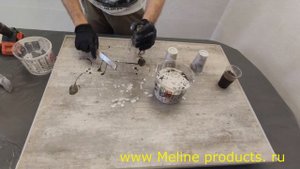 Эпоксидная смола Metally epoxy от Meline products. Просто эксклюзивно. Набор №53