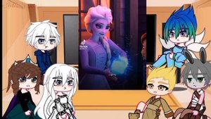 THE RISE OF THE GURDIANS + ANNA AND ELSA REACT TO JACK AND ELSA