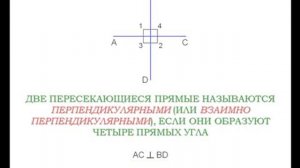 12 Перпендикулярные прямые  Геометрия 7 класс
