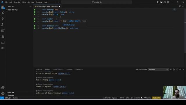Exploring JavaScript Data Types: String, Number, Boolean, Array, Undefined | Hindi Tutorial #2
