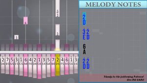 How to play Final Duet (Omori) by Pedro Silva on Kalimba (Tutorial)