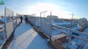 Поезд Владивосток - Москва #4 от Красноярска до Новосибирска. Просторы зимней Сибири! ЮРТВ 2020 #48