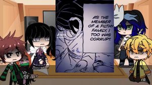 Kamaboko squad (-genya) react hashira / iguro obanai 1/9 (MANGA SPOILER ⚠️)French/Français