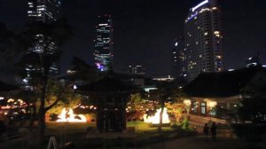 Сеул / Прогулка по вечернему Сеулу / Nightly Seoul / Bongeunsa Temple