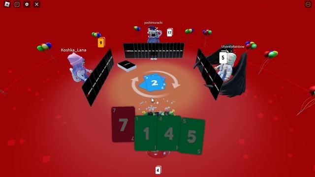 УЧУ ДРУЗЕЙ ИГРАТЬ В УНО! Roblox UNOfficial смотреть онлайн