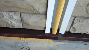 Отделка Деревянного Дома из Бруса Панелями под Камень Альта Профиль .Отделка Фасада Дома Панелями .