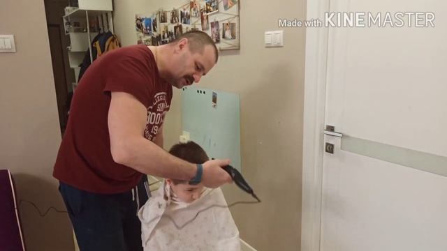 Как постричь ребёнка самому :) смотреть онлайн