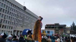 ПЯТИГОРСК! ПРОВОДЫ МАСЛЕНИЦЫ/СОЖГЛИ КУКЛУ- МАСЛЕНИЦЫ
