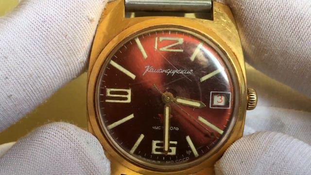 Часы Командирские Чистополь заказ МО СССР Ау 10 на ходу смотреть онлайн