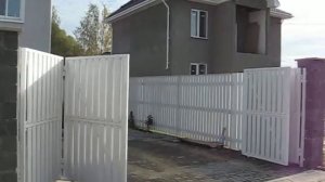 Складные ворота автоматические (Гармошка)