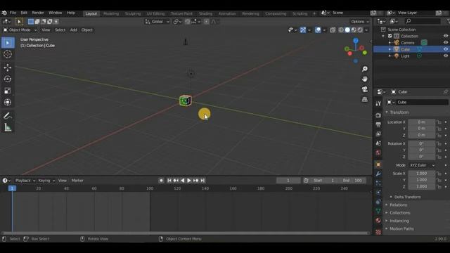 Мастер-класс Анимация куба в Blender смотреть онлайн