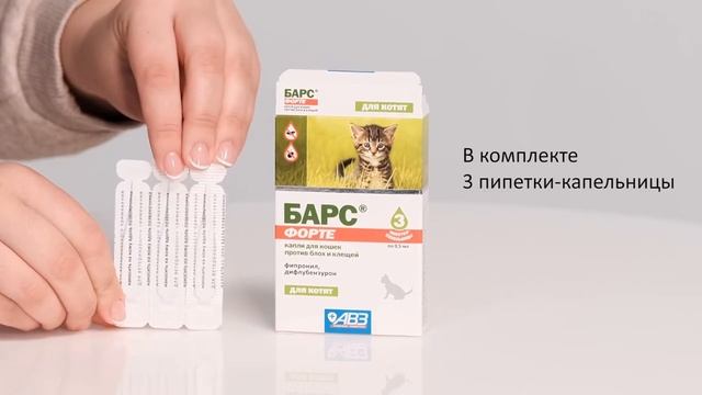 5 Барс Форте капли для котят смотреть онлайн