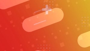 Orange abstract pattern simple shapes gradient 4K animated motion background