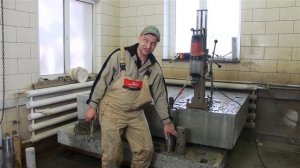 Отбор керна после сверления