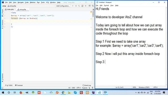 How to use foreach loop inside the array and get all value