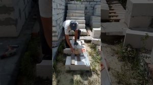 Как ровно распилить газоблок 600.300.200 , Мой вариант вам в помощь)