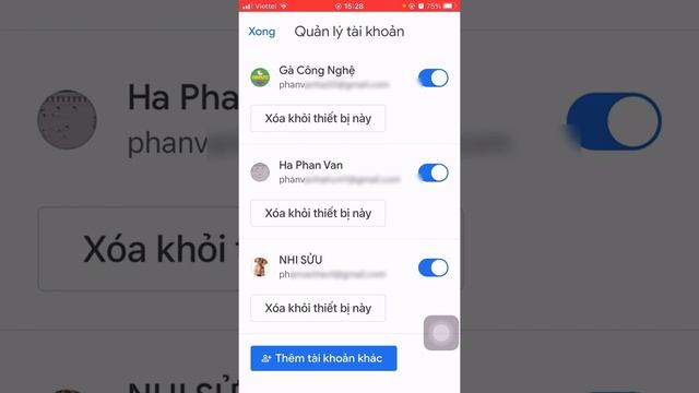 Cách đăng xuất GMAIL trên điện thoại IPHONE Cực nhanh