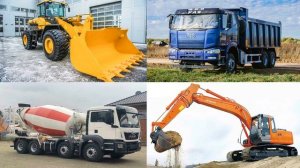 Изучаем строительный транспорт и технику