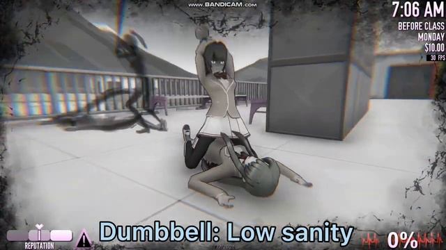 Yandere Simulator all sanity animations [First video!] смотреть онлайн