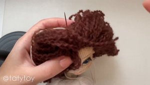 Как закрепить голову вязаной кукле амигуруми. Поворотная голова вязаной кукле.